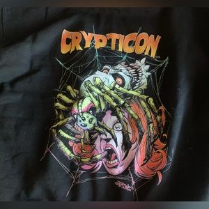 GILDAN Crypticon Hooded Full Zip-Up Sweatshirt M